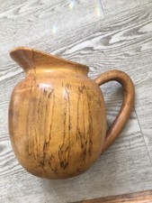 SPALTED WOOD PITCHER JUG HANDMADE OAK LIGHTWEIGHT NEW ESTATE SALE