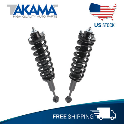 2 pcs TAKAMA Complete Front Strut Coil Spring Set For 03-18 LEXUS GX460 GX470
