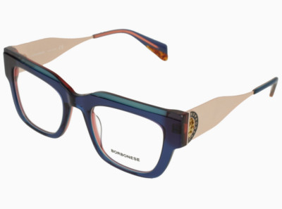 Brand New 2025 BORBONESE Women Eyeglasses BEV 6196 COL.02 Authentic Italy Frame