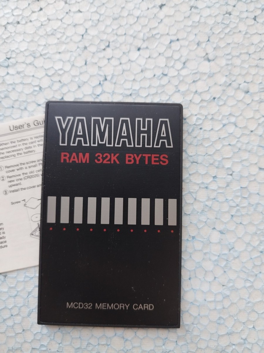 Yamaha MCD64 32K BYTES memory card | eBay