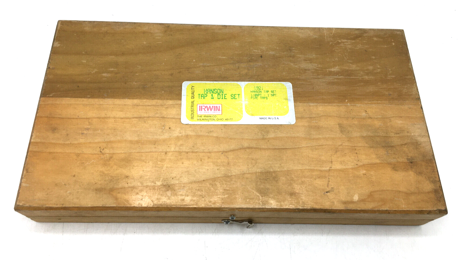 Irwin Hanson Tap and Die set eBay