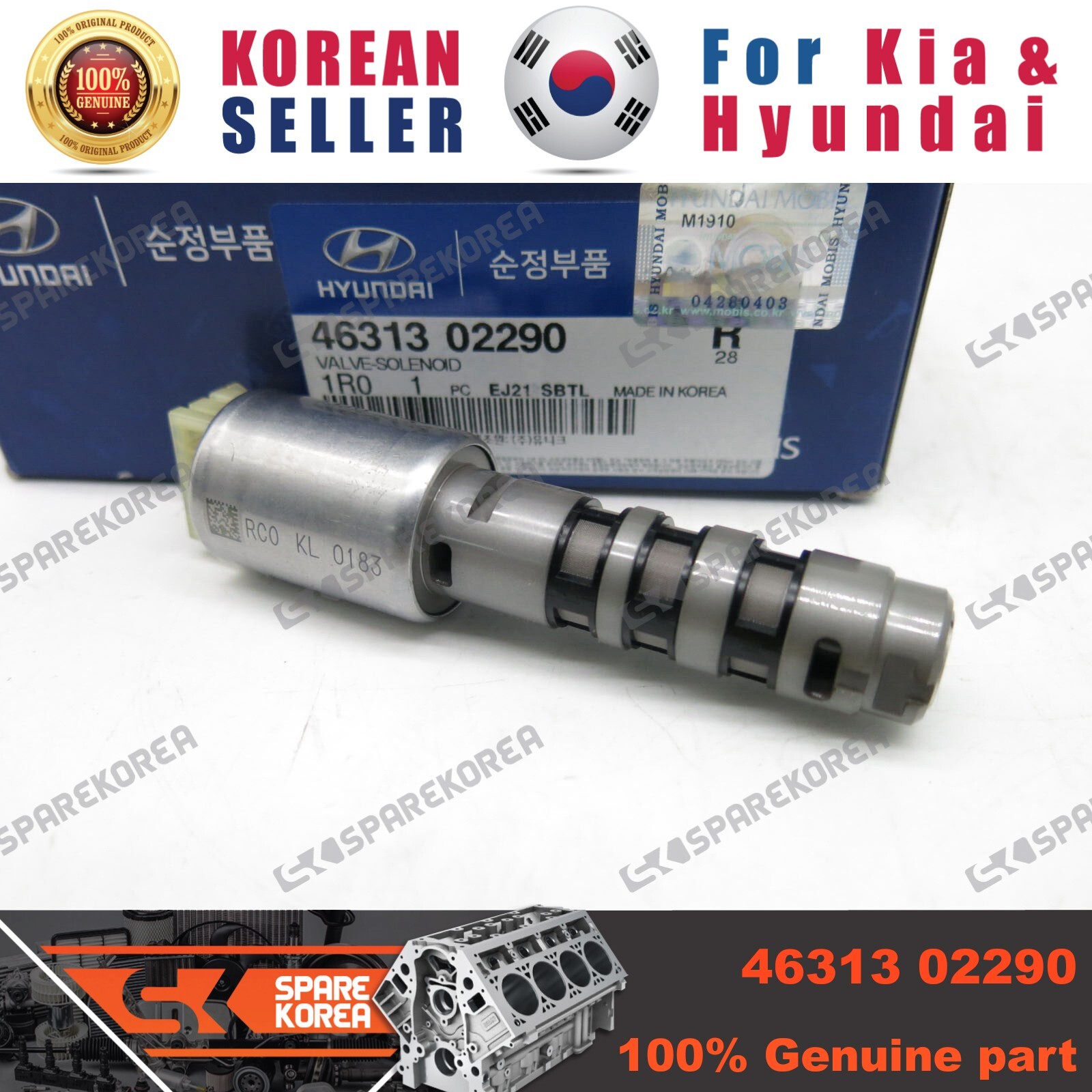 Genuine/OEM 4631302290 VALVESOLENOID for Kia New Morning (Picanto) eBay