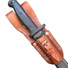 Cubierta Bayoneta Rana Arisaka Japonesa Segunda Guerra Mundial Cuero Genuino Repro