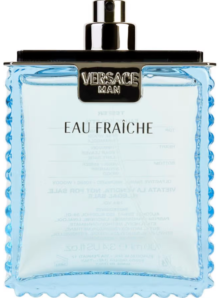Versace Man Eau Fraiche by Gianni Versace 3.4 oz EDT Cologne For Men New Tester