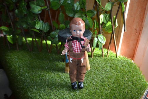 Vintage Schildkröt 40 15 Doll Germany Sleepy Eyes Hard Plastic