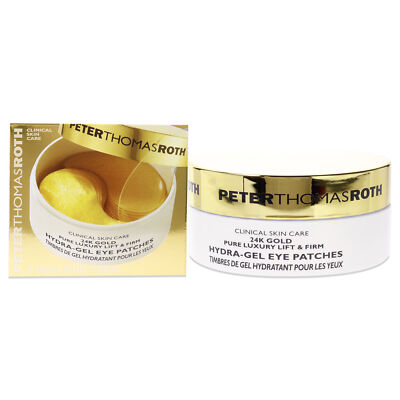 24K Gold Pure Luxury Lift & Firm Hydra-Gel Eye Patches for Women