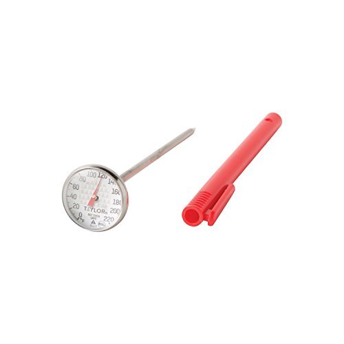 Instant Read Analog Meat Food Grill BBQ Cooking Kitchen Thermometer with Red