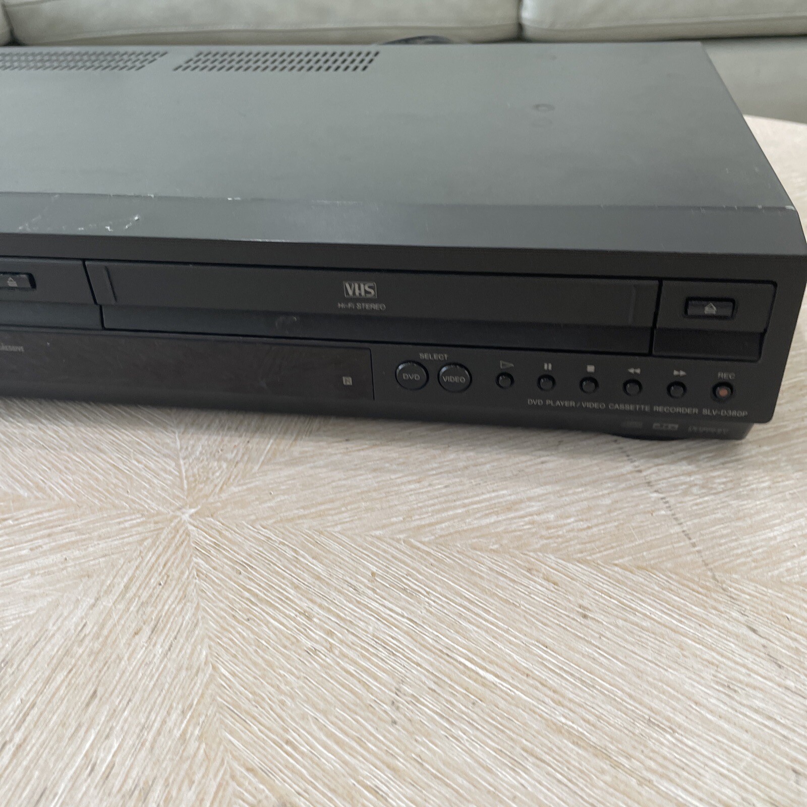 Sony DVD VHS Combo Player & Recorder VCR Progressive Scan SLVD380P *No