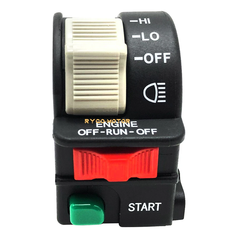 Interruptor de manillar de parada de marcha de luz de arranque para Polaris Predator Outlaw 500 2006 2007 Foto 2 de 4