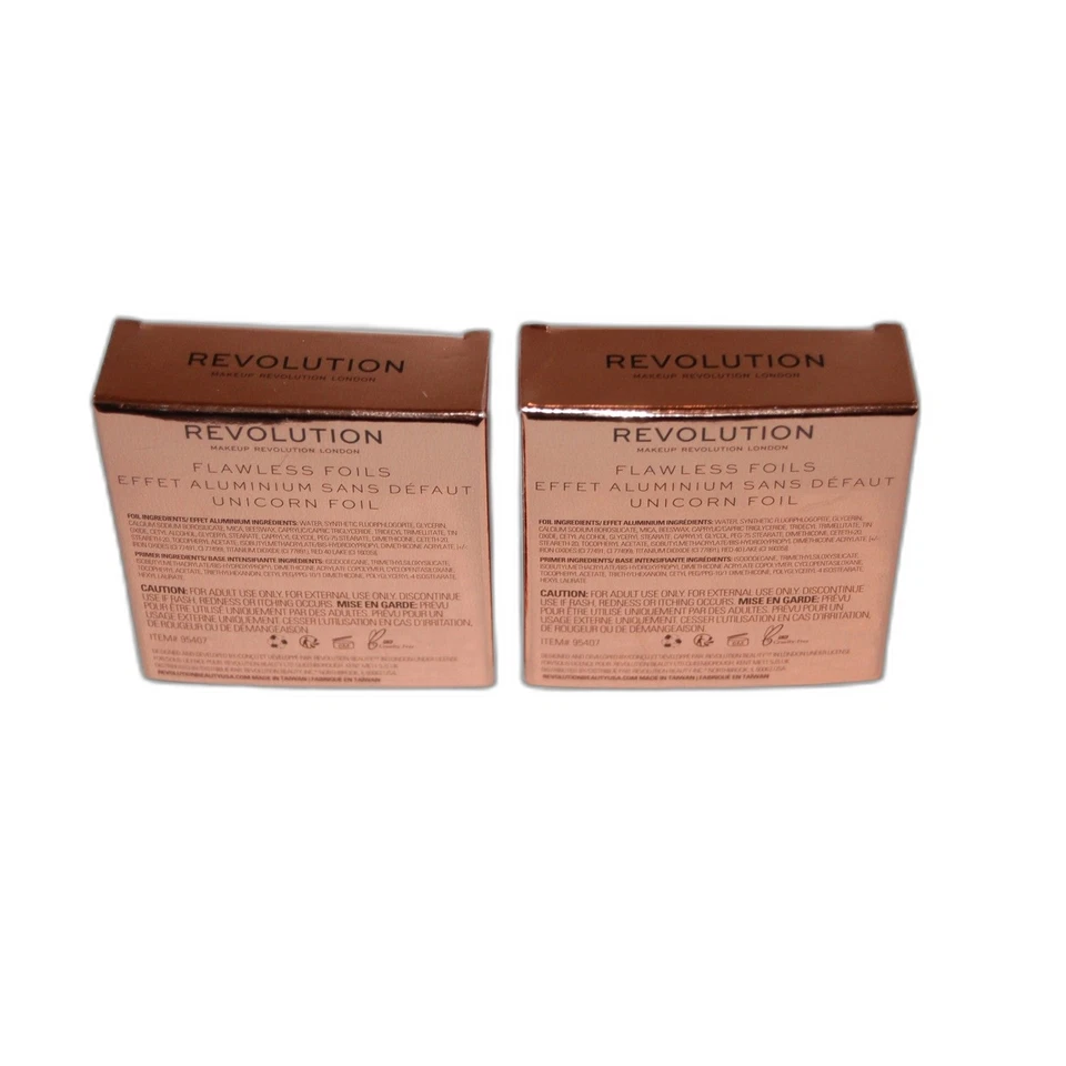 2 Makeup Revolution Flawless Foils Eye Foil Unicorn Eyeshadow - Image 2 of 3