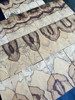 SPALTED TAMARIND Werkzeuggriff Waage Schnitzblock 150 x 38-50 x 32 mm