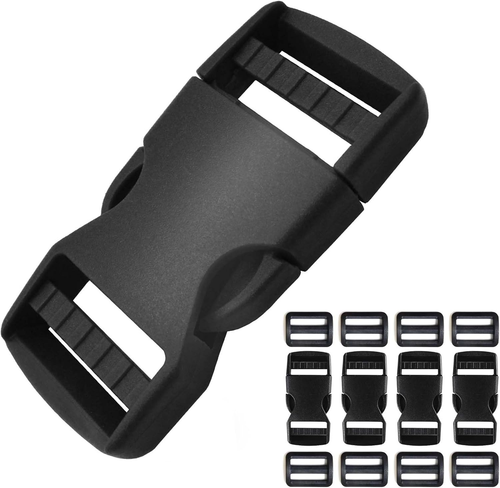 Plastic Buckle Clips for 1 Inch Straps 4 Pack 1" Quick Side Release Buckles for - Picture 7 of 12