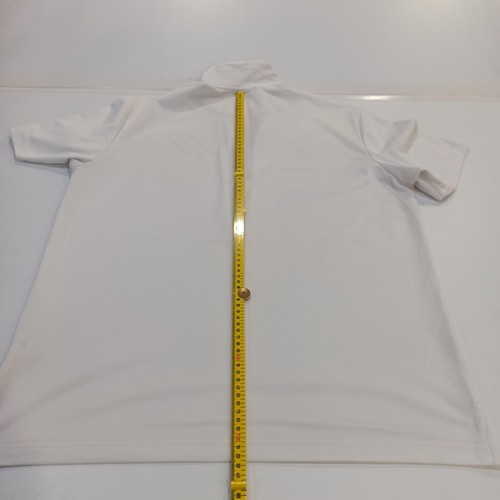 Adidas Polo Shirt Mens White Blue Purple Striped Climacool Golf Stretch L Large - Bild 12 von 17