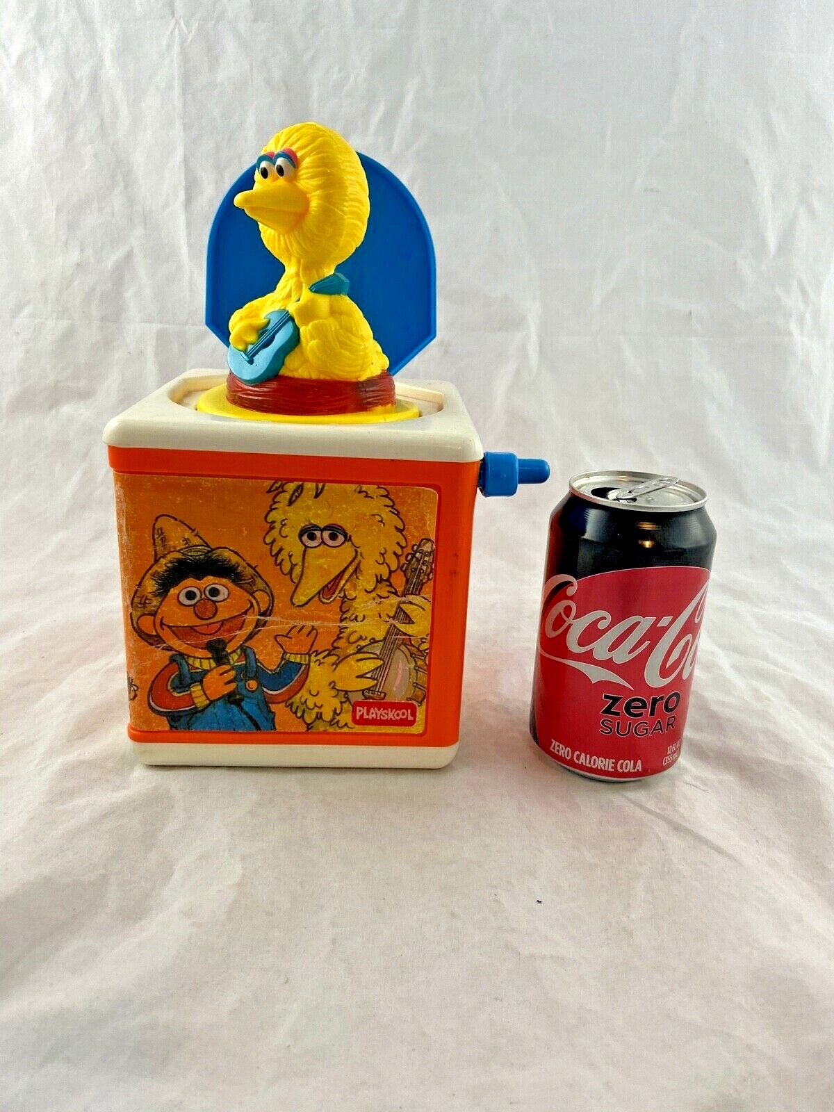 Vintage Sesame Street 1985 Big Bird Jack in the Box Not