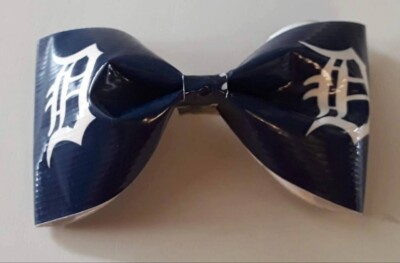 Detroit Tigers MLB baseball Duct Tape Bow Hair Clip bowtie handmade | eBay