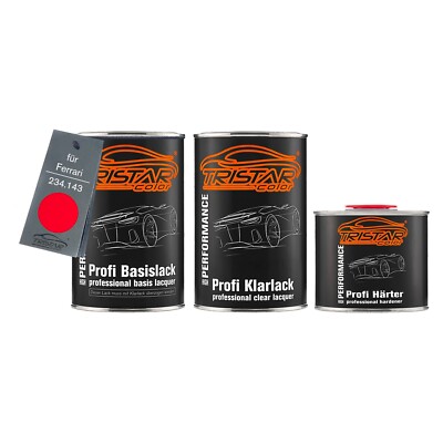 Autolack Set Dose spritzfertig für Ferrari 234.143 Rosso Formula 1 2,5L