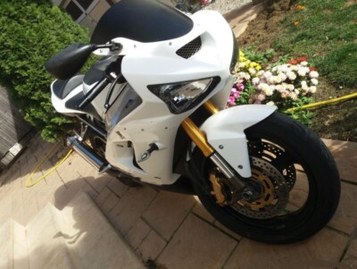 4個セット　ホワイトクリーム Fairing Kit Bodywork Unpainted White Fit for Kawasaki Ninja 636 Zx