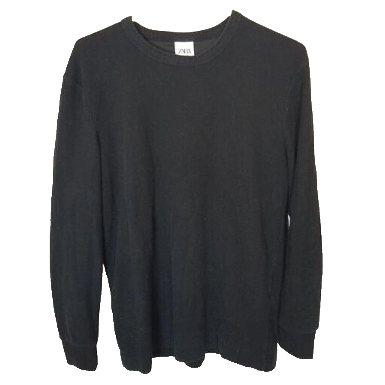 Zara Regular Crewneck Sweaters Size S for Men