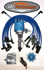Small Cap Pontiac 350 389 400 455 Hei Distributor Blue 60k Coil 8mm Hp Wires Small Cap Pontiac 350 389 400 455 Hei Distributor Blue 60k Coil 8mm Hp Wires