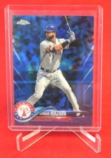 Nomar Mazara Refractor Topps Chrome MLB Baseball Card 2018 #122/150 MT