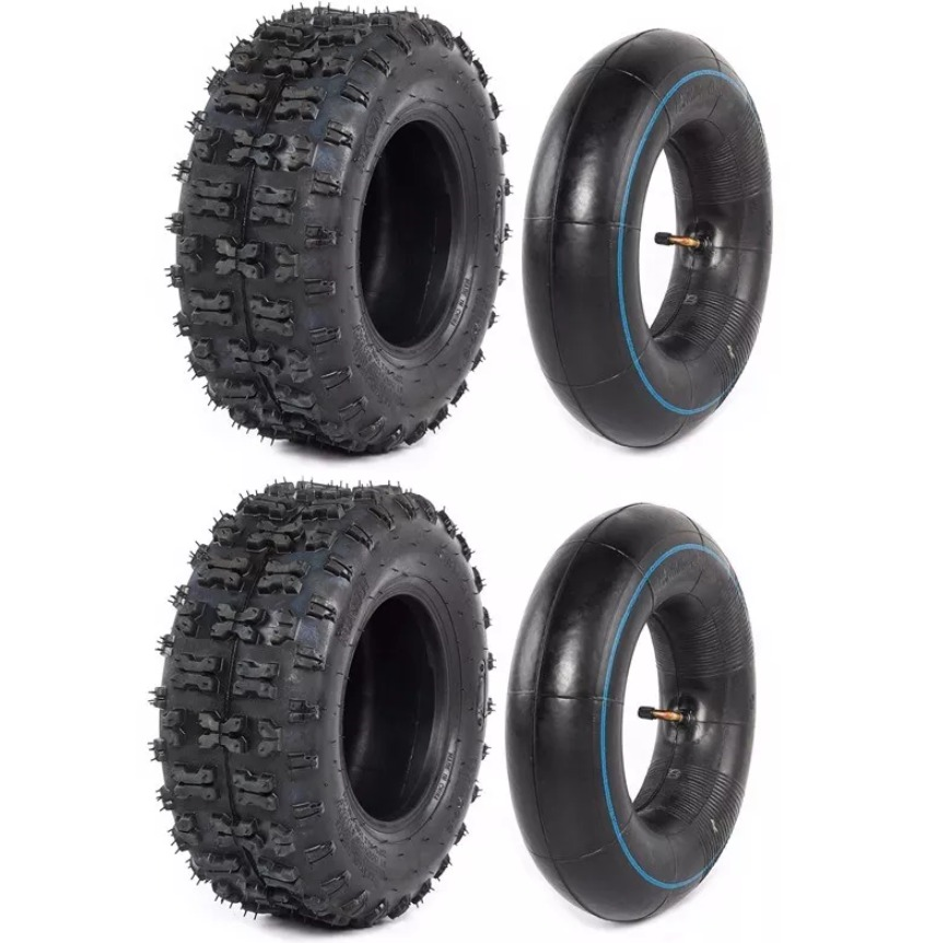 Pneumatici 13x5.00-6 Trattorino 4 Tubi Per Tosaerba 13x5.00-6/13x6 - Foto 6