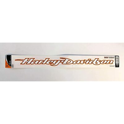 Chroma  33400 Orange Harley Davidson Script Windshield Decal 20 1/2'' x 2''