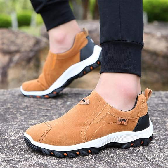 Orthopedic Sneakers,Ufk Sport Shoes Men Slip On, Arch Support