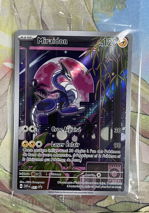 Carte Pokémon - Miraidon 013 Promo SVP013 Scellé EV01 FR NEUF