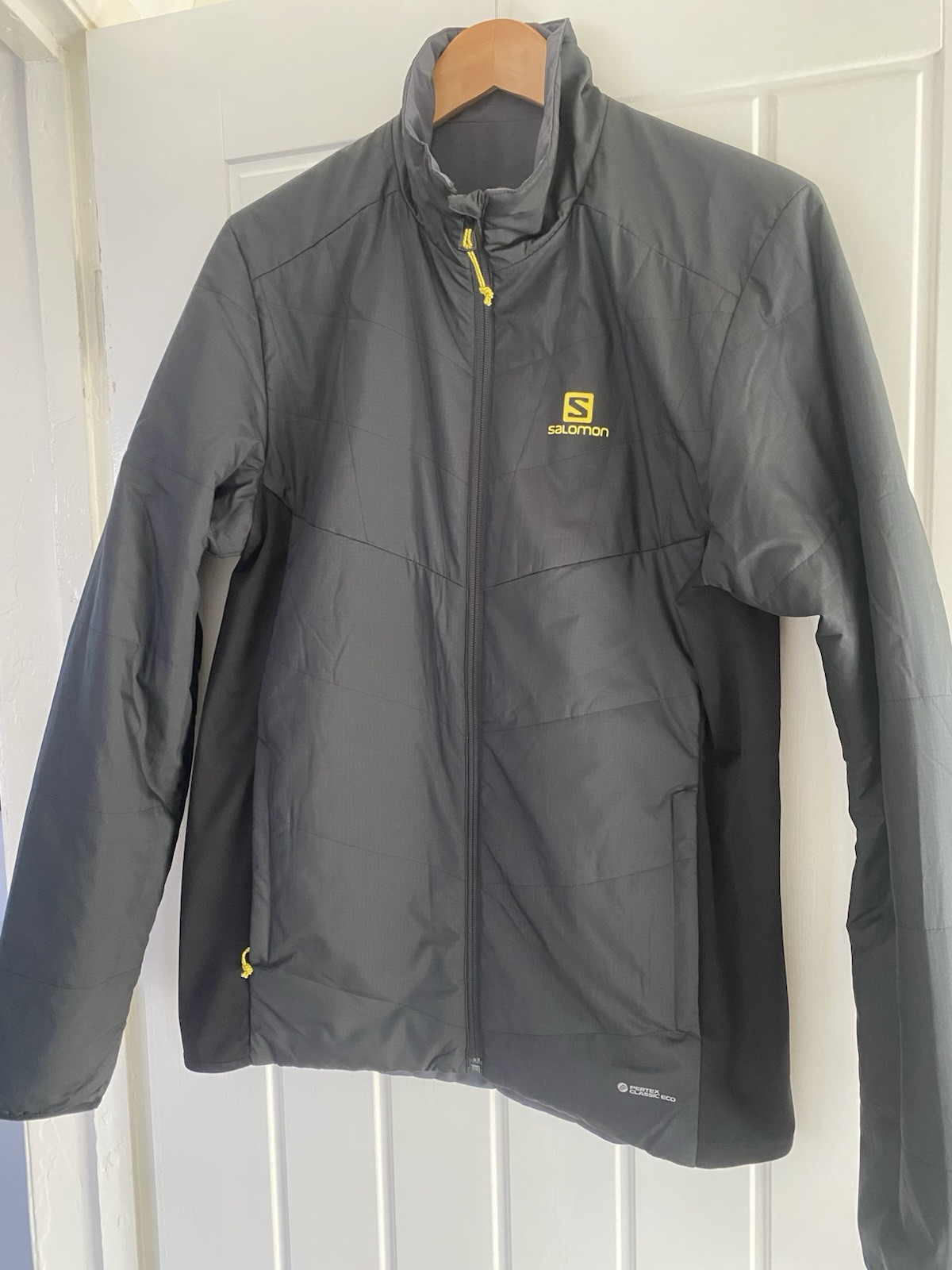 Salomon Drifter Mid Jacket Reversibile NeroGrigio Uomo Medium Ottime Condizioni