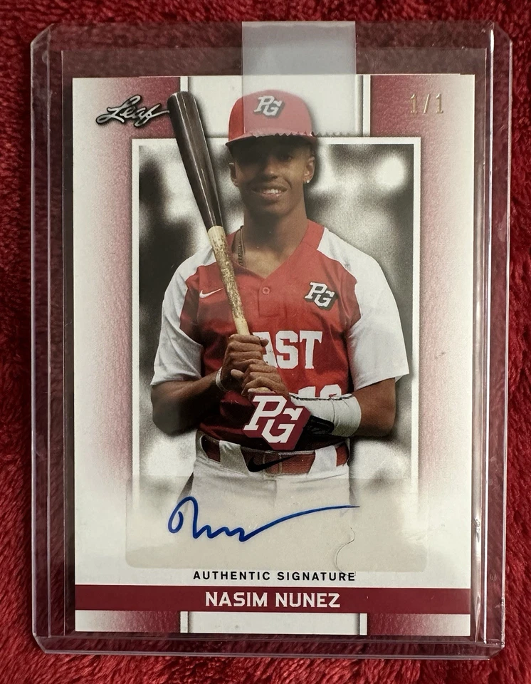 Nasim Nunez Rookie Card Lot - 1/1 - 1/3 - 3/5 - 5/15 - 11/12 - 9/35 - 21/30 - Image 4 of 4