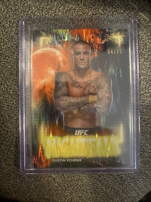 Dustin Poirier - 2025 Topps Midnight UFC Nightfall #NF-19 - Dusk 38/75