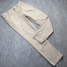 Birddogs Pants Men 32x30 Beige Khaki Tan Boomstick Unlined Performance Chino