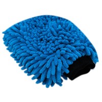 The Collection Wash Mitt Chenille Waschhandschuh Petrolblau