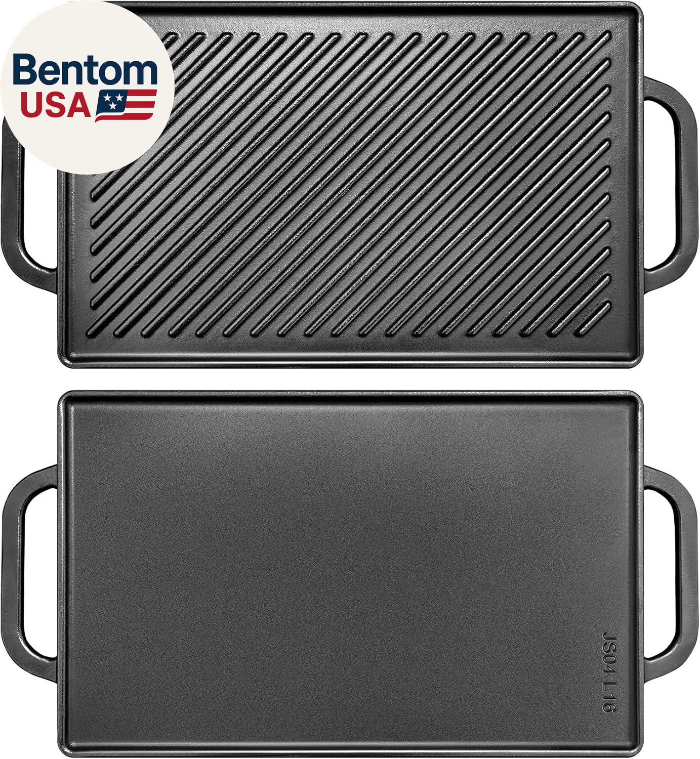 Cast Iron Reversible Grill Griddle，Double Sided Grill Pan Perfect for Gas Grills
Opens in a new wind