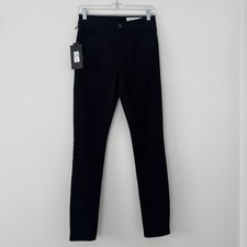 NWT rag bone Tina High Rise Skinny Jeans Black Women s 25 Full Length 225