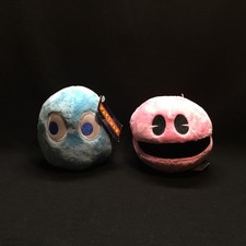 Pac-Man Blue Ghost 2023 W/ Tags Pink Plush 2024 No Tags 3141100 4.5"