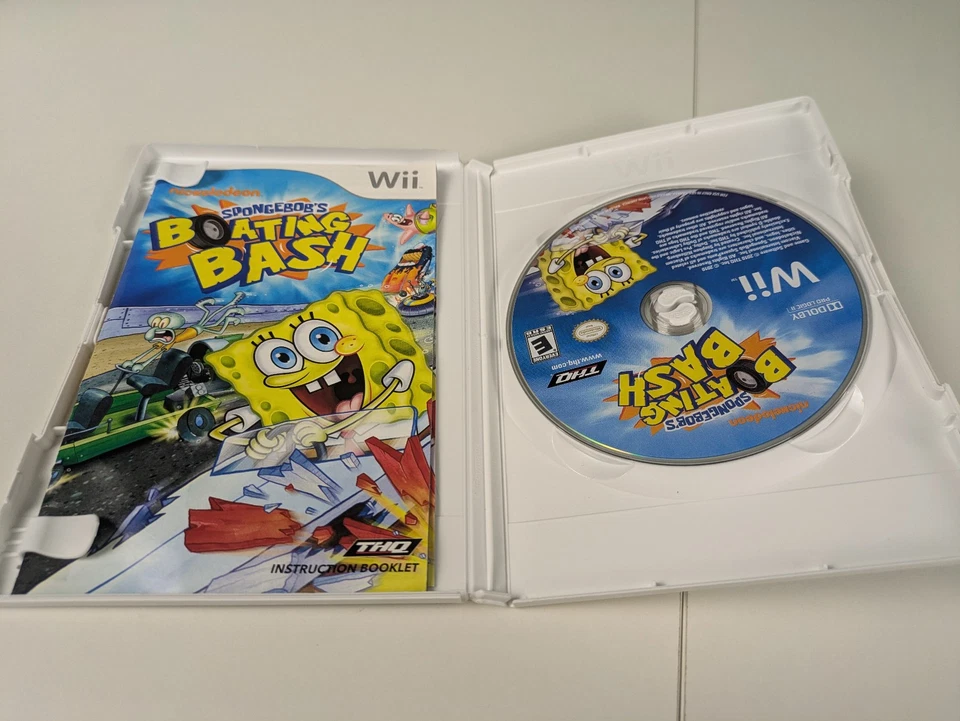 SpongeBob’s Boating Bash (Nintendo Wii, 2010) CIB - Image 2 of 4