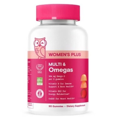 SmartyPants Women's Plus Multivitamin & Omegas Gummies, 90ct