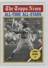 2025 Topps Heritage All-Time All-Stars Ernie Banks #343 HOF 0kz8