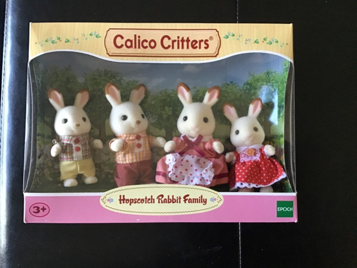 Calico Critters Hopscotch Rabbit Family for sale online