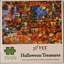 VCC "Halloween Treasures" 1000 Piece Jigsaw Puzzle 27" X 19"