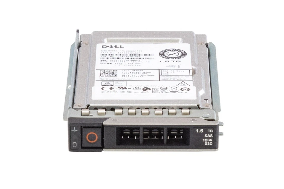 Dell 1.6TB 12G SAS SSD, 2.5 Zoll SFF Festplatte für Server, inkl. Rahmen 0DXD9H - Bild 2 von 3
