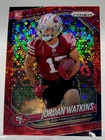 2025 Panini Prizm Football No Huddle Red Jordan Watkins #389