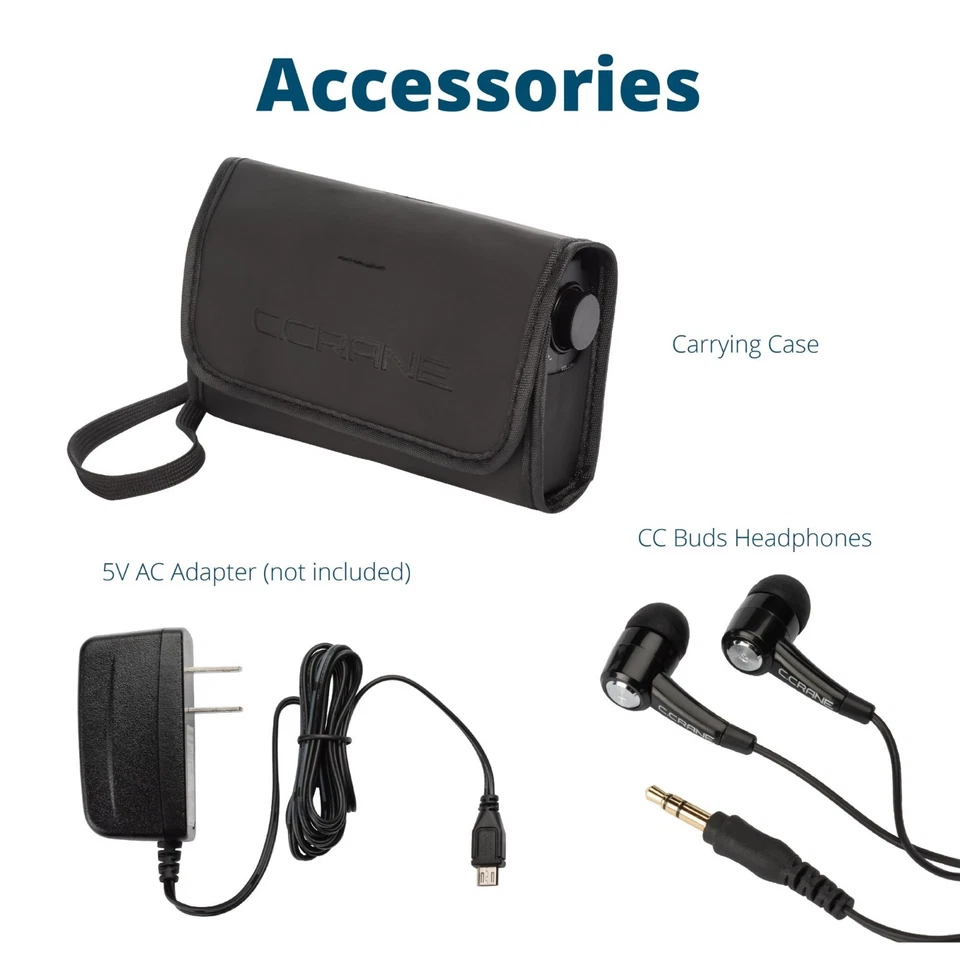 Rádio de bolso portátil C Crane Skywave 2 cor: cinza - Imagem 3 de 4