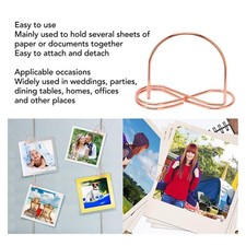 20pcs Place Card Holder Cute Innovative Metal Table Number Holder for Wedding