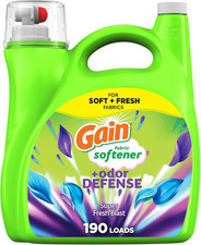 Super Fresh Blast Liquid Odor Defense Fabric Softener, 140 FL OZ 190 Load, Softe 0.16 per gallon