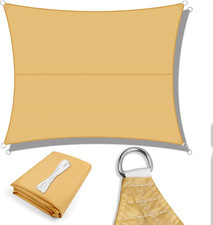 Vela Ombreggiante Impermeabile 3X5M Rettangolare, Tenda a Vela Oxford, Protecció