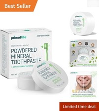 Organic Spearmint Toothpowder – 200+ Brushings, Fluoride-Free, Kid Approved