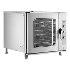 6 Pan Full Size Electric Combi Oven with Manual Controls - 208/240V, 3 Phase