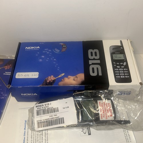 Vintage Nokia NHA-5NA Model 918+ Handys. Menge 2. Originalkarton Neu - Bild 2 von 6